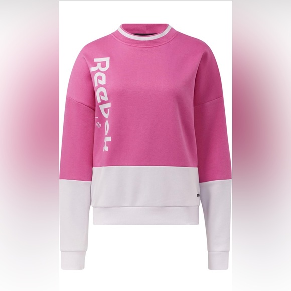 Core 10 by Reebok Women's Oversized Color Block Crewneck Sweatshirt - Picture 1 of 2